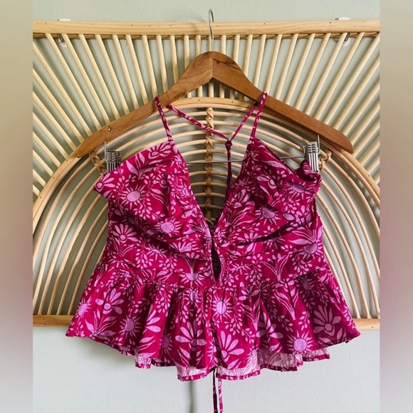 NWOT Free people dandelion halter top size Large - Picture 4 of 4